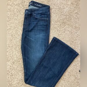 7 for All Mankind Dark wash Jeans, A pocket perfect condition